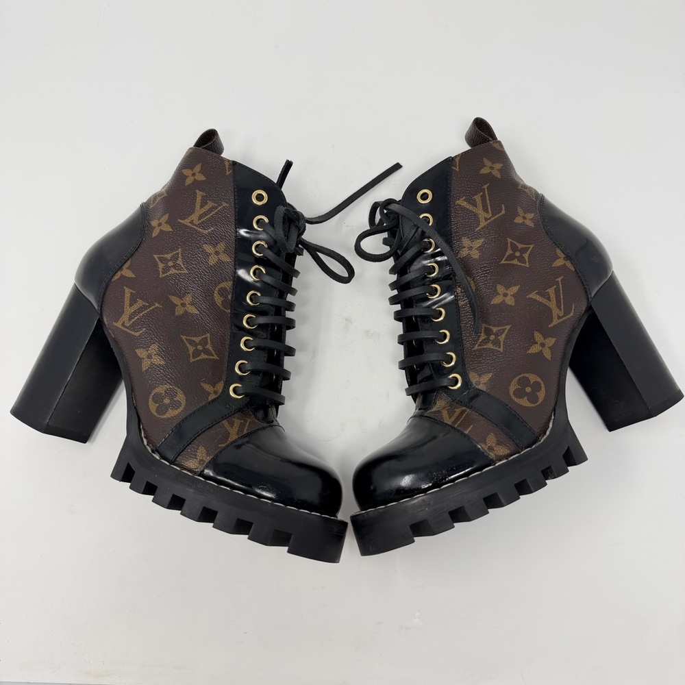 Louis Vuitton Star Trail Leather Ankle Boots Womens Size IT 36.5 / US 6.5 - Picture 5 of 15